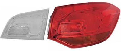 VanWezel 3751932 - Verre extérieur feu arrière droit pour Opel Astra j 10-15 5p/d