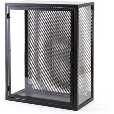 Furnilux Axel wandkast - 50 x 40 cm - zwart