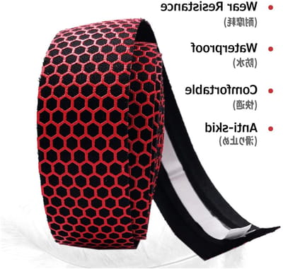 Ademende Fietshandvatbanden - 2 Stuks Handvatbanden voor Fiets Grip en Comfort tijdens Fietsen (Rood)