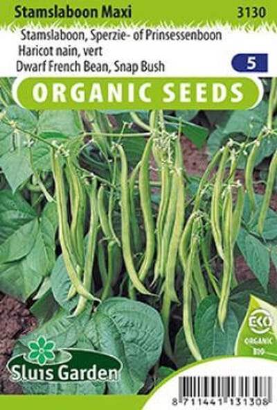 Sluis Garden - Stamslaboon Maxi - BIO zaden