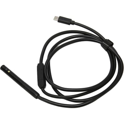Endoscope sans fil à double objectif WiFi HD 2MP Caméra d'inspection Zoomable Mise au point IP67 Étanche Double 1m / 3.3ft