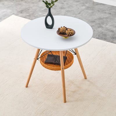 FloraGrace Kaptafel - Uitschuifbaar Met Led Spiegel En Opbergruimte - Voor Slaapkamer En Kleedruimte - MDF - 90-160x40x75 Cm - Wit