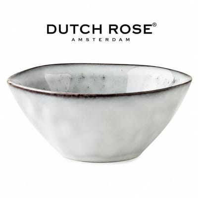 Dutch Rose Organic Kommen - Schaaltjes - Ø11,5 cm - Stoneware Handgemaakt - Blauw