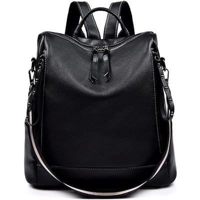 Nieuwe Rugzak voor de Nieuwe Veelzijdige Mode Casual Reizen Grote Capaciteit Europese en Amerikaanse Leren Tas Trendy Damesrugzak