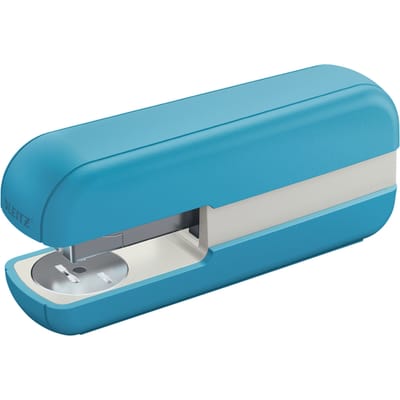 Leitz Cosy Nietmachine - Nietjesmachine Tot 30 Vel - Inclusief Nietjes - Ideaal voor Thuiskantoor/Thuiswerken  - Sereen Blauw