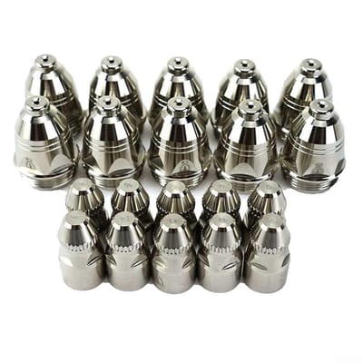 Dailygoods - Plasma Snijbrander Tip - 20 Stuks P80 - Verbruiksartikelen voor Plasmasnijmachine - 1,5 mm - Hoogwaardige Elektrode - Geschikt voor CUT-7...