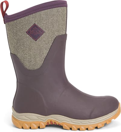 Muck Boot - Arctic Sport II Mid-Bordeaux/Tweed - Women US6