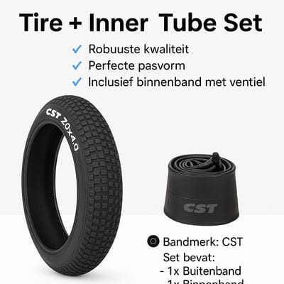 FONL Fatbike band Ouxi band CST BFT Fatbike 20x4.0 - binnenband en buitenband