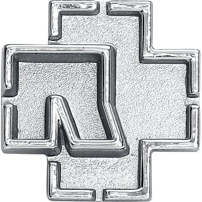 Rammstein Speld - Rammstein Logo - voor Geen - zilverkleurig