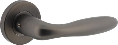 Intersteel Deurkruk Jupiter op rozet ø53x8 mm antracietgrijs