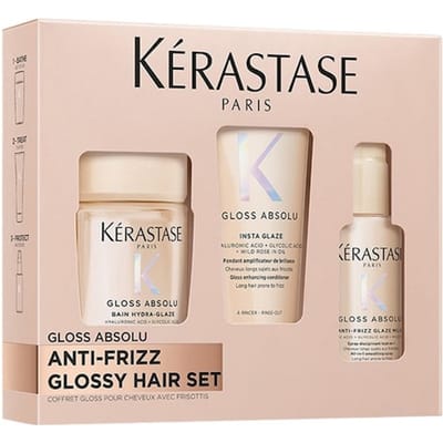 Kérastase Gloss Absolu – Discovery Set for All Hair Types, Including Long Hair Prone to Frizz