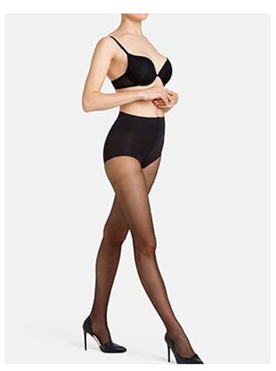 camano, panty, SOFT SHAPE, 20DEN, 2-pack, comfort, drukvrije tailleband, katoenen kruisje, platte naad, zachte teennaad, verstevigde tenen, 3D-breitechnologie, mat, elegant, shaping-effect, duurzaam.