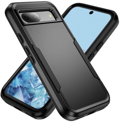 Back Cover Geschikt voor Google Pixel 8a | Rugged Hoesje | Beschermhoes | Schokbestendige Hardcase | Shockproof | Tegen Vallen | Zwart