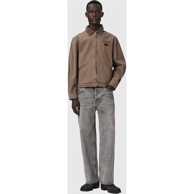 AllSaints Korey Canvas Jacket Mire Brown Taglia: XS | Giacche leggere Outlet | Uomo | Marrone