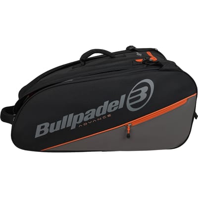 Bullpadel Advance BPP26014 Padeltas - Zwart/Oranje - Middelgroot - Unisex