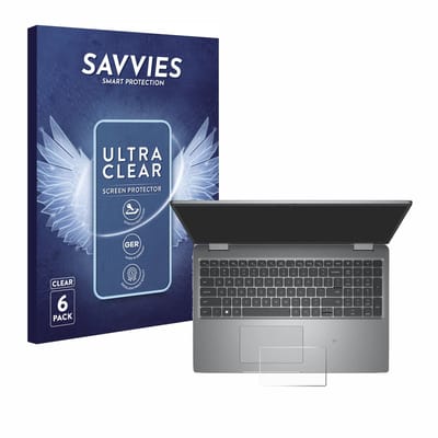 Savvies - Screenprotector voor Dell Latitude 5540 Touchpad - Folie Beschermfolie transparant 6 Stuks