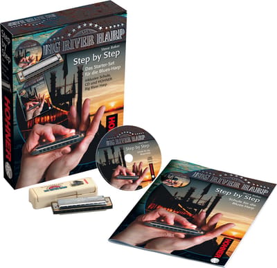 Hohner Big River Harp - Starterset - Bluesharp - Beginners