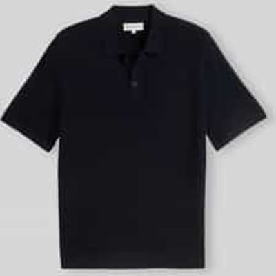 Tom Tailor - Gebreid poloshirt van katoen - Maat XXXL - sky captain blue
