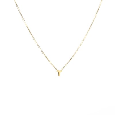 Letter-Ketting-T-Goud