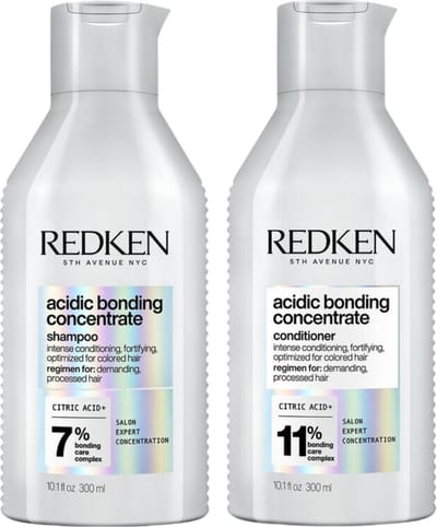 Redken CombiDeal - Acidic Bonding Concentrate - Shampoo 300 ML & Conditioner 300 ML - voor beschadigd- of onhandelbaar haar