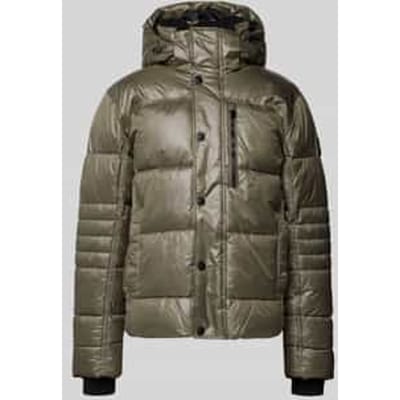 Regular fit gewatteerd jack met capuchon