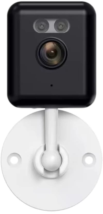 Mini kubus camera op statief. 2MP, geheugenkaart slot, Werkt op de Tuya en Smartlife app.