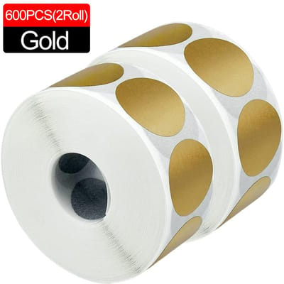 300/600 stuks krasstickers zilveren ronde vorm labels sticker DIY handgemaakte voor spel krassticker labels briefpapier