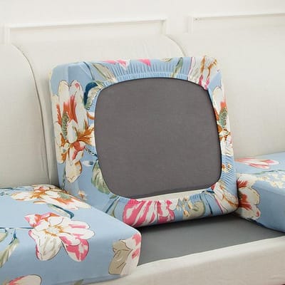 Décoration Intérieure Housse de Coussin de Canapé Imprimée Stretch Protection de Meuble pour Salon Lavable Amovible Housses de Siège de Canapé 10 Tailles Normal Size (S)-1PC gray