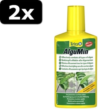 2x Tetra AlguMin Algenbestrijdingsmiddel – 250 ml