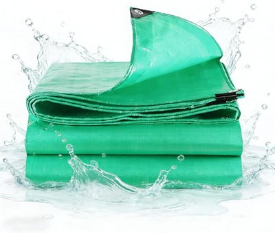 Waterdicht Zeil - Afdekzeil Beschermzeil - Buiten Beschermen - UV-bestendig Versterkt - 140x250 cm - Groen
