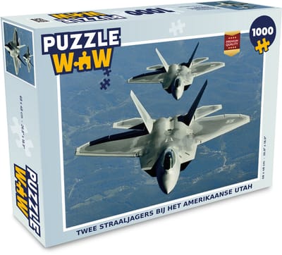 Puzzel Twee straaljagers bij het Amerikaanse Utah - Legpuzzel - Puzzel 1000 stukjes volwassenen