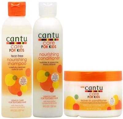 Cantu Care for Kids Nourishing Shampoo & Conditioner & Leave-in Conditioner"Set"