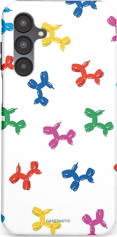 Casetastic Hoesje Geschikt voor Samsung A16 - Stijlvolle Beschermende Duo-layer Case - Ballonnen hondje