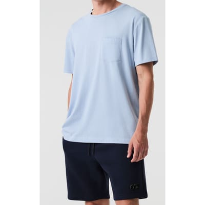 AlphaTauri Jomer V1.y9.01 T-shirt Fog Blue Size: S | Basic T-Shirts Outlet | Heren | Blauw