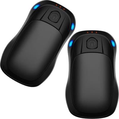 oCreon Oplaadbare Handwarmers 2 Stuks 8000mAh Magnetisch 24 Uur Warmte 3 Niveaus voor Buiten