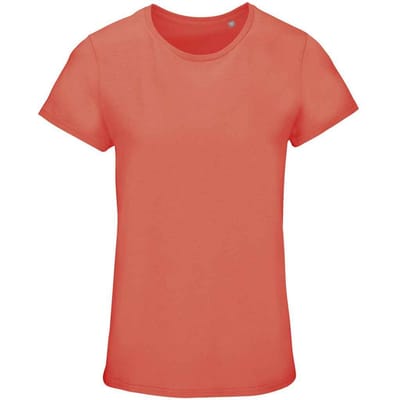 SOLS Dames/dames Crusader Organisch T-shirt (Pop Oranje)