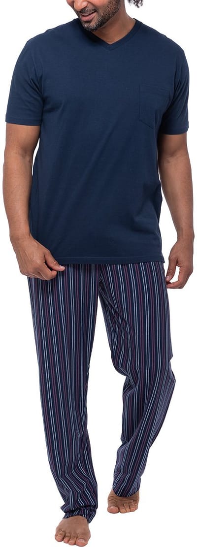 Ammann Heren pyjama Night & Home Cotton