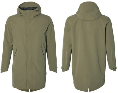 Basil Mosse Parka Regenjas Heren - Groen - Maat XXL