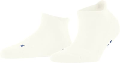 FALKE Keep Warm kort eenkleurig wol sneakersokken enkelsokken unisex wit - maat 37-38