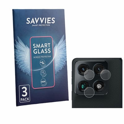 3 Stuks Savvies Screenprotector - geschikt voor Motorola Razr Fold (ALLEEN Camera Lens) - beschermfolie glas transparant