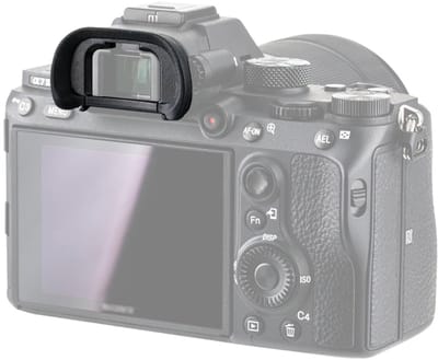 Dailygoody - Zachte siliconen oogdop - Oogschelp - Ideaal voor brildragers - Geschikt voor Sony Alpha camera's - Bescherming tegen krassen - Comfortab