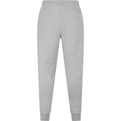 Lacoste Joggingbroek voor heren van een katoenmix met elastische tailleband (Zilvergrijs)