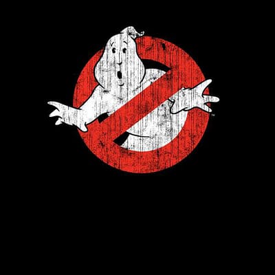 Ghostbusters Vintage Classic Logo Hoodie - Black - L