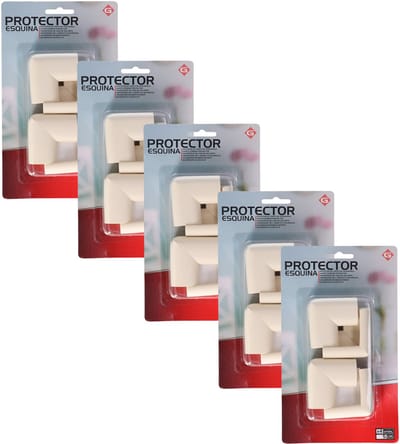 Gerimport Foam hoekbeschermers - voor de baby - 20x stuks - voor tafel / kasten - veiligheid voor kinderen