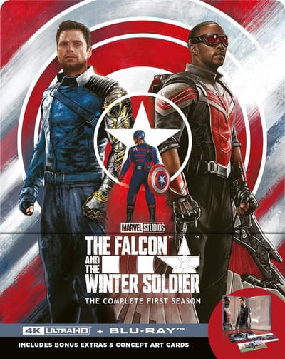 The Falcon and the Winter Soldier Seizoen 1 - 4K UHD + blu-ray - Steelbook Collectors Edition - Import