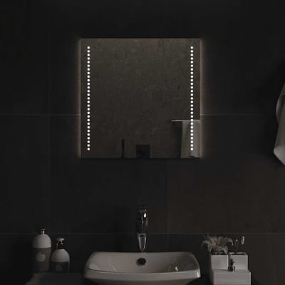 vidaXL - Badkamerspiegel - LED - 50x50 - cm