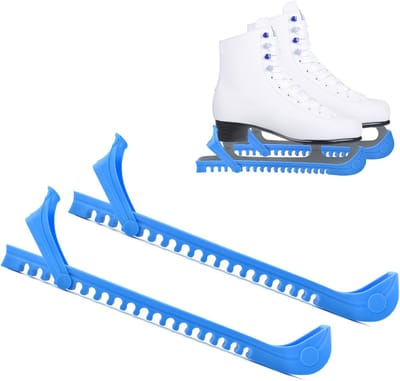 Verstelbare Schaatsbeschermers voor Kunst- en Hockeyskates - Bladbescherming (Blauw)
