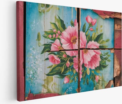 Saammp - Muurcirkel Hout - Schotse Hooglander Koe - Zwart-Wit - Dieren - Landschap - Ø 80 - Wandcirkel - Wanddecoratie Cirkel - muurdecoratie Woonkamer - Slaapkamer decoratie - Rond Schilderij