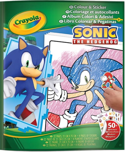 Crayola - Kleurboek - Sonic Kleurboek Met Stickers