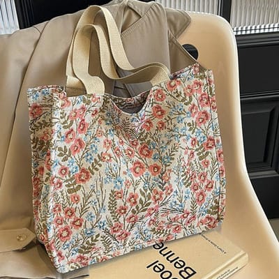 Sac fourre-tout à bandoulière simple grande capacité pour femmes Nouveau Sac en toile Ins Sac fourre-tout style paresseux Sac de classe pour les déplacements pour femmes black